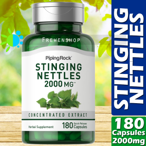 STINGING NETTLES EXTRACT 2000mg x 180 Capsules Nettle Leaf Supplement
