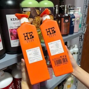 Dầu Gội dầu Xả He Tepi Màu Cam Keratin Organic Giúp Giữ Nếp Tóc Giảm Gàu Rụng Dầu Nấm 1000ml