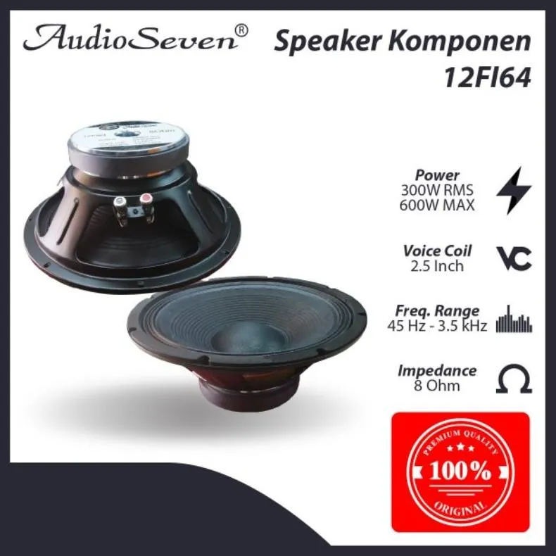 Speaker 15 store inch audio seven