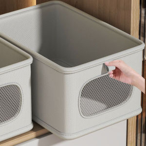 Justliving hộp sắp xếp đồ đựng đồ có thể gập lại tủ quần áo Hộp đựng sắp xếp quần áo Giỏ đựng đồ tủ quần áo dạng ngăn kéo đựng trong tủ quần áo chống Vật sắp xếp giỏ chống bụi chống ẩm cho gia đình