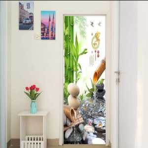 Stiker Pintu Kamar Mandi Stiker Toilet Kamar Mandi Cetak Sendiri ( COD )FLYSTAR STORE