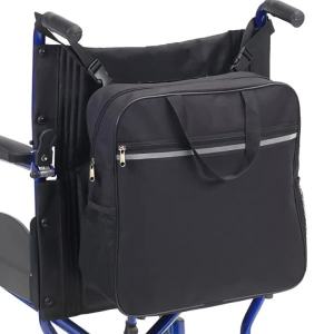 FE Wheelch Wheelchair Armrest Backpack Disabled Wheelchair Multifunctional Rear Pannier Bag Storage Storage Bag Handbag