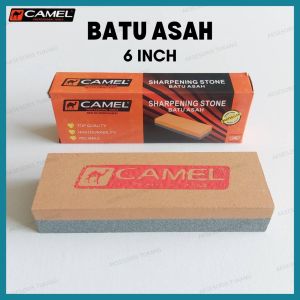 Batu Asah Pisau 6 Inch Camel Pengasah Asahan Pisau Gunting Gurinda Mata Bor 6" Inci 15 cm