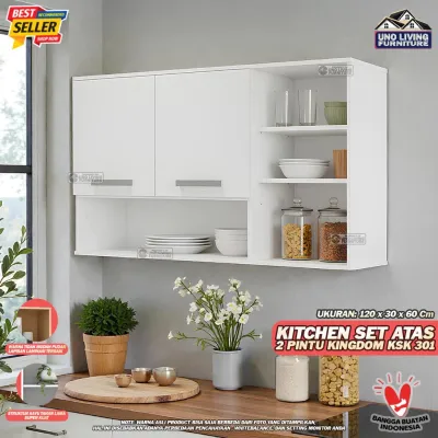 Kitchen set atas 2 pintu rak dapur KSK 301