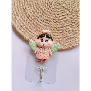 READY STOCK!!!Penyangkut Pakaian Lutsinar Gantung Dinding - Wall Hooks Cutie Kitty/Doraemon Kitchen Bathroom