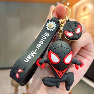 Gantungan Kunci Spiderman Keychain Karakter Kartun Spider-Man Spider Verse