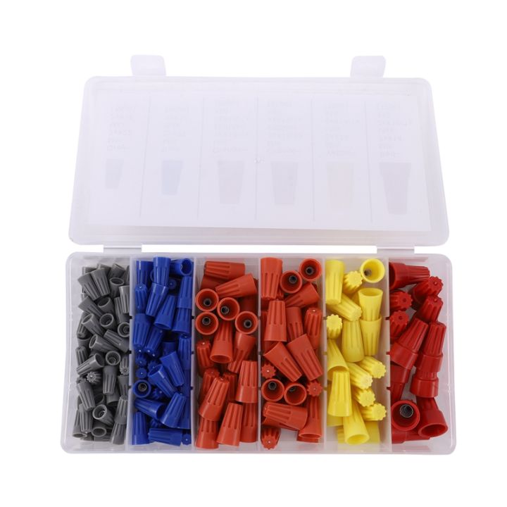 180Pcs Electrical Wire Connectors Screw Terminals, Easy Twist On ...