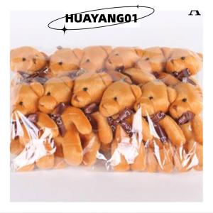 HUAYANG01 [HOT FASHION] 12Pcs/Lot Soft Stuffed Bear Plush Toys Mini Teddy Bear Dolls Toy Small Gifts