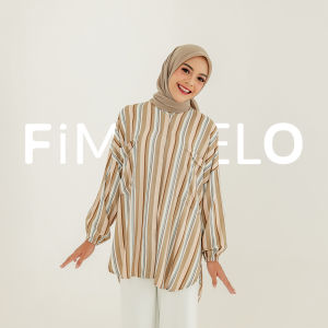 Fimelo Siera Shirt Lova (Kemeja Lengan Panjang Bahan Rayon Viscos)