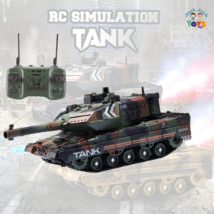 Jackjacktoys Mainan Kendaraan Anak Mobil Spray RC Tank Water Bubble Terdapat Lampu dan Efek Asap