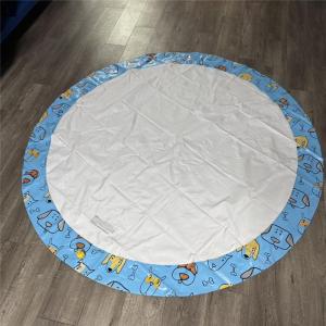 Summer Cute pool 170cm Round Childrens Inflatable Pool with Cute Puppy Pattern for Baby to Play in Water Outdoor Home Pet Pool