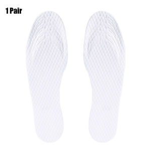 10Pairs Disposable Insoles Nature Wood Pulp Insoles Breathable Sweat White Color Soft Comfortable Shoe Pad for Men and Women