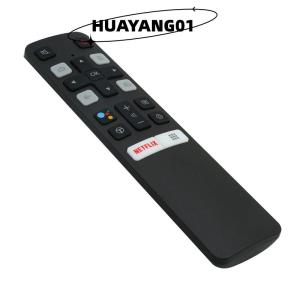 HUAYANG01 [HOT FASHION] อะไหล่รีโมทคอนโทรลสำหรับ TCL RC802V FMR1 65P8S ทีวี49S6800FS 49S6510FS ทีวีรับสัญญาณทีวี