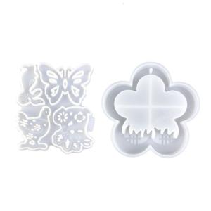 2 Pieces Detailed Silicone Moulds For Bird House And Holder Creation Portable for Hobbyists and Artistics