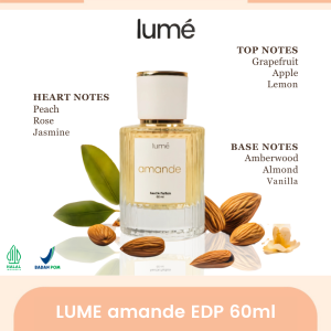 Parfum LUME Amande EDP Eau De Parfume Parfum Wanita Cewe Cewek Tahan Lama 24 Jam Wangi Kalem Sweet Almond Vanila Vanilla Cake Viral Di Tiktok 60 ml