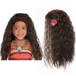 เครื่องแต่งกายคอสเพลย์ Moana เครื่องแต่งกายเจ้าหญิงในมหาสมุทร เครื่องแต่งกาย Moana พร้อมสร้อยคอ เครื่องแต่งกายสวมหน้า