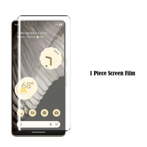 หน้าจอแบบโค้งฟิล์มกันรอยสำหรับ Google Pixel 7 6 Pro 7Pro Pixel7 6Pro Pixel6 5G 2022กระจกนิรภัยป้องกันเต็มพื้นที่ชัดเจนแบบ HD แก้วป้องกันกันรอยขีดข่วนความแข็ง9H ป้องกันรอยขีดข่วน