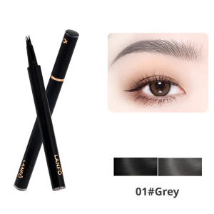 4 Forks Waterproof Eyebrow Pencil Fine Sketch Liquid Eyebrow Pen Long Lasting Makeup Eye Brow Liner Suitable For Beginners
