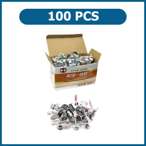 ใช้คู่กับเครื่องยิงดอกตะปูแรงดันสูง ดอกตะปู ตะปูรุ่นมีรูแขวน ตะปูยึดท่อ ตะปูแรงอัดสูง ตะปูรุ่นมีรูแขวน ตะปูแรงดันสูง 100/200/300/400/500ชิ้น ส่งจากไทย