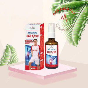 Chai Xịt Fobe Sao Việt 52ml – Giảm Đau Vai Gáy Lưng Gối Cơ Xương Khớp