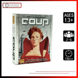 【Ready Stock】Coup  (The Dystopian Universe) Original Board Game Cards Game in English