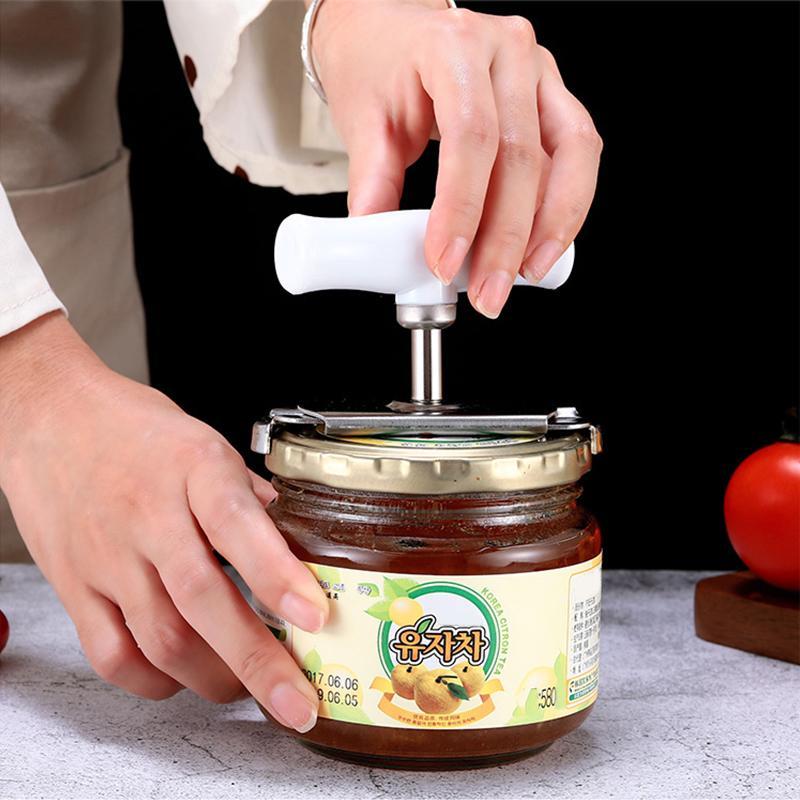 Konco Adjustable Jar & Can Opener For 1-4 Inch Lids, Multifunctional Bottle Cap & Jam Cork Opening Kitchen Tool
_voghion.com