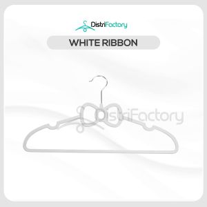 Multifunctional Non-slip Plastic Hanger Pink Love Shape Cute Creative Ribbon Hanger Love Design/Bow Tie Magic Hanger