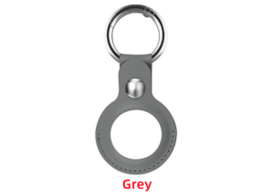 สำหรับเครื่องติดตามเคสหุ้มทำด้วยหนัง Apple ป้องกันการสูญหายระบุตำแหน่ง PU กระเป๋าหนังสะพายข้าง/พวงกุญแจ (ไม่มีแท็กอากาศ)