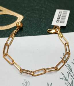Gelang emas anak 420 dan 375 model variasi berat 1- 3 gram an