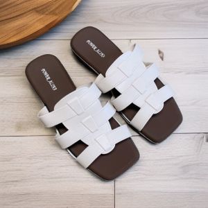 Sandal Wanita Terbaru/ Sendal Selop Jelly Alina 502/Sandal Flat Karet Import Kekinian