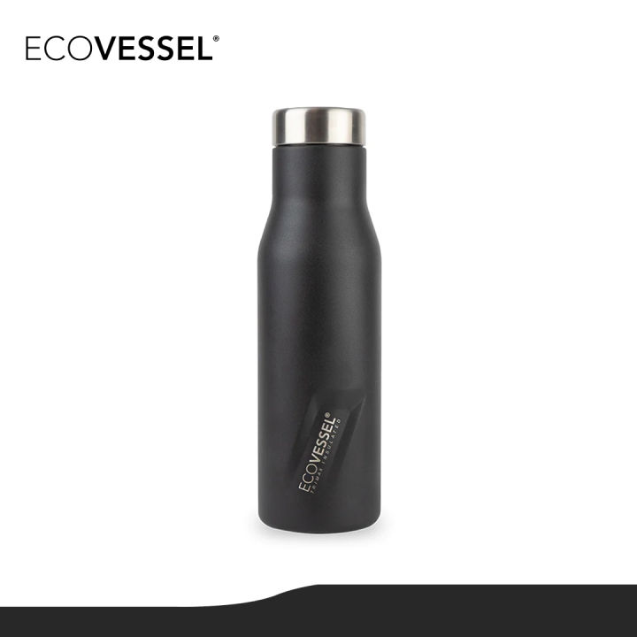 EcoVessel Insulated Stainless Steel Water & Wine Bottle 16oz Shadow ...