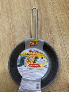 Chảo  Inox 304 3 lớp vân đá đáy từ TICOOK 18cm