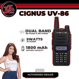 CIGNUS UV86 DUAL BAND RADIO PROMO (with FM RADIO )