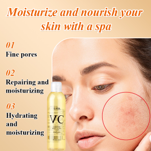 Skin Care Water Soft Beauty Toner Hydrating Moisturizing Milk Brightening Set 亮白维C爽肤水