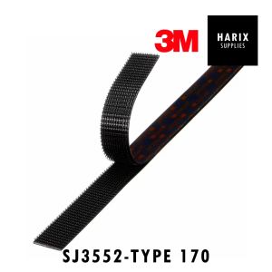 3M Dual Lock Recloseable Fastener Adhesive Tape Type 250 SJ3560 SJ3561 SJ3550CF SJ3551CF SJ3552 Black Transparent Clear Mushroom Roll