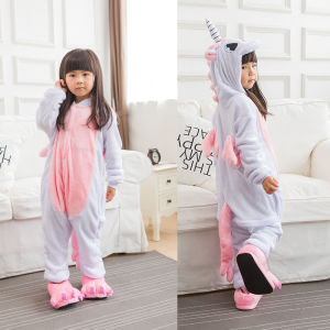 Kigurumi Onesie Kids Unicorn Pajamas For Children Animal Cartoon Blanket Sleepers Baby Costume Winter Girls Licorne Jumspuit