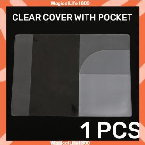 (1 PCS) Transparent  Passport Holder With Card Slot Passport Cover Clear Waterproof  Travel Case Protector Pouch Cover