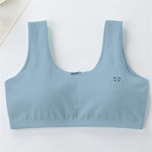 YIFAFA บราเด็กผู้หญิงและนักเรียนช่วงพัฒนาการชุดชั้นในผ้าฝ้ายบริสุทธิ์32.5-52.5กก. แนะนำสำหรับ8-9-12-16ปีจูเนียร์นักเรียนม.ปลายป้องกันการจุดนูน