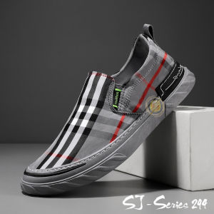 [MONA]  Sepatu Slip-On Pria Kasual Buat Hangout Santai Kualitas Premium -294