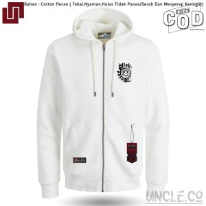 [Ready] Jaket Hoodie Zipper Resleting Abu Tua Tebal Size M L XL XXL Bisa COD