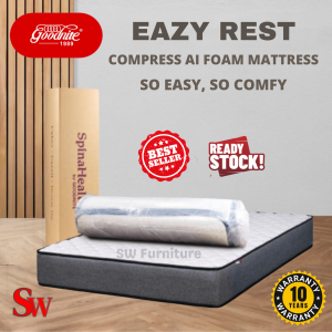 GOODNITE EAZY REST 9inch COMPRESS ECO FOAM MATTRESS (MATTRESS IN BOX)