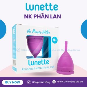 Cốc Nguyệt San Lunette Màu Tím – Hàng Chính Hãng