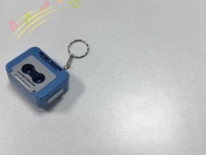 Retro Mini Tape Recorder Keychain with Music Playback Function for A Birthday or Christmas Gift