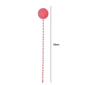 6Pcs Red White Candy Cuttings for Xmas Tree Floral Arrangements Holiday Centerpiece Plastic Christmas Branches Decorations