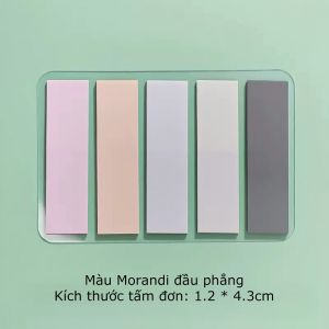 Giấy ghi chú màu trong suốt dùng đánh dấu trang sách tiện lợi CINDY