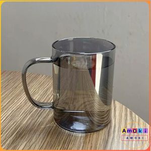 Amoki 350ml 450ml Heat Resistant Coffee Glass Creative Aurora Milk Mugs Cup Desktop Drinking Drinkware