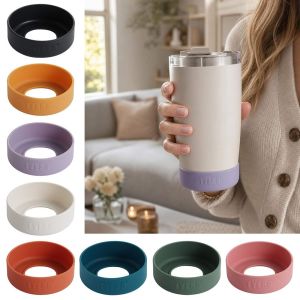 MUNCHX 1Pcs Protective Bottle Cover Anti Slip 71-75mm Bottom Sleeve Durable Mug Cup Silicone Coaster for Tyeso Mug