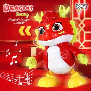 [KST] Naga Joget Interaktif Suara Lampu Edukasi Mainan Kreativitas Imajinasi Anak Kado Ultah