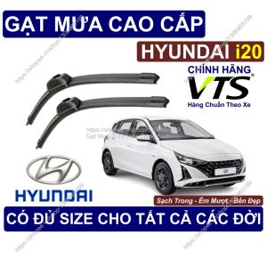 Gạt Mưa Sạch Êm Bền Kính Lái Hyundai i20 Cặp Gạt Mưa Kính Lái Hyundai i20... Có Đủ Size Cho Các Đời Xe Hyundai i20…