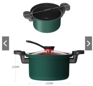 Nồi Áp Suất Chống Dính Nấu Được Bếp Từ 22cm 3.5L 